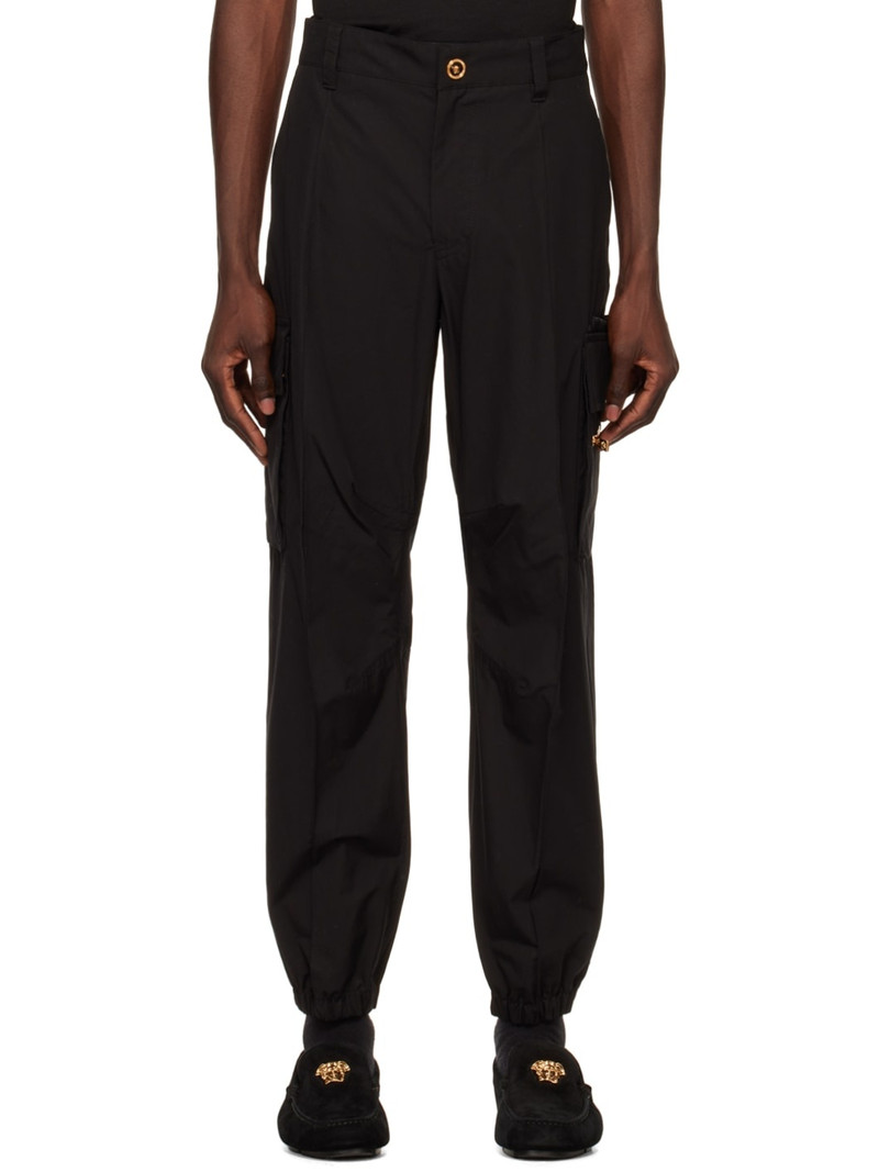Black Medusa 'La Greca' Cargo Pants 1