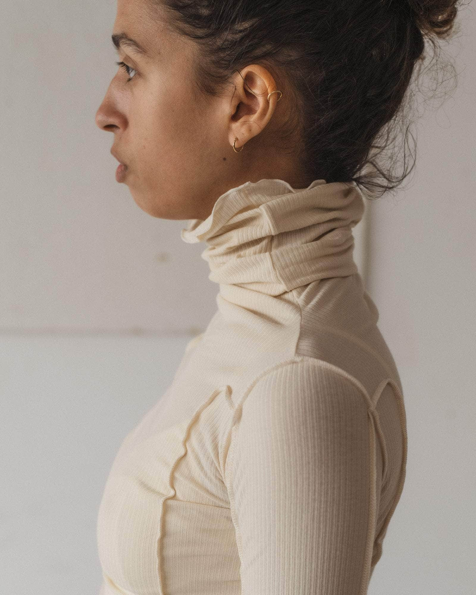 Omato Turtleneck - Fine Organic Cotton Rib - 4