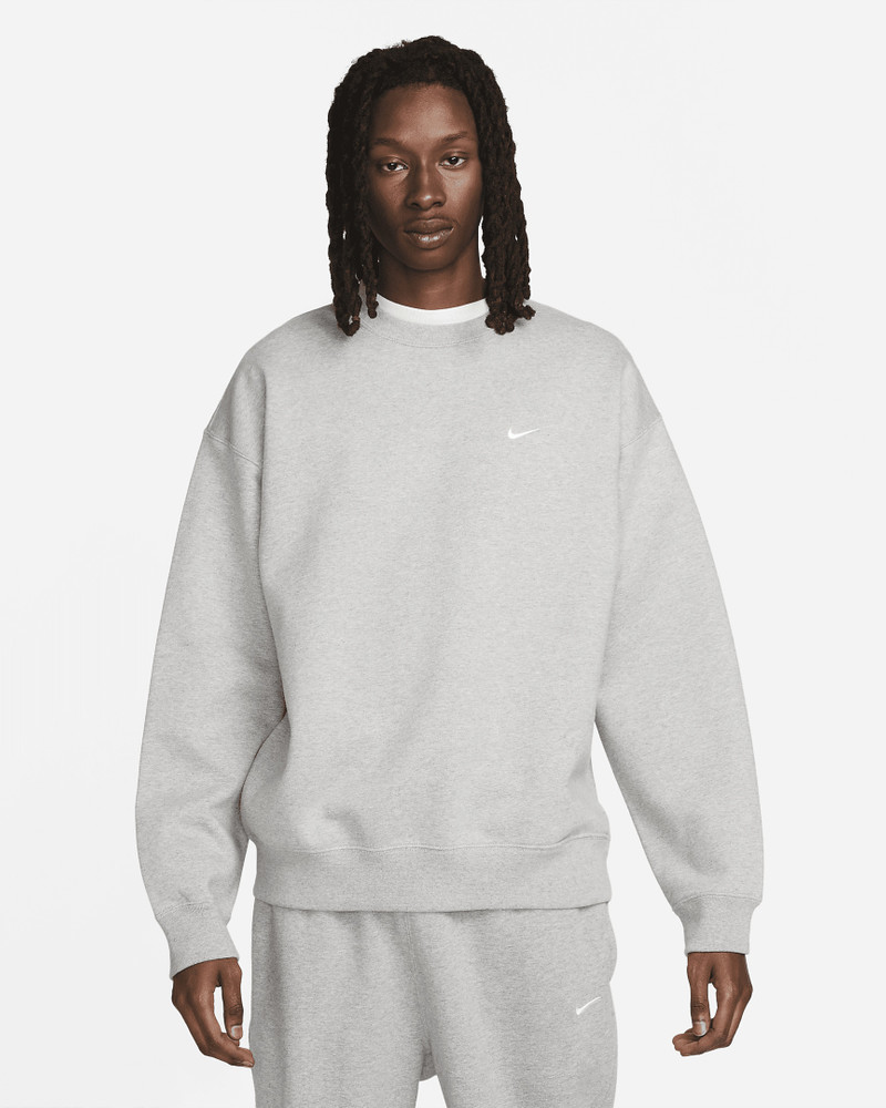 Nike Solo Swoosh Men's Fleece Crew - 1