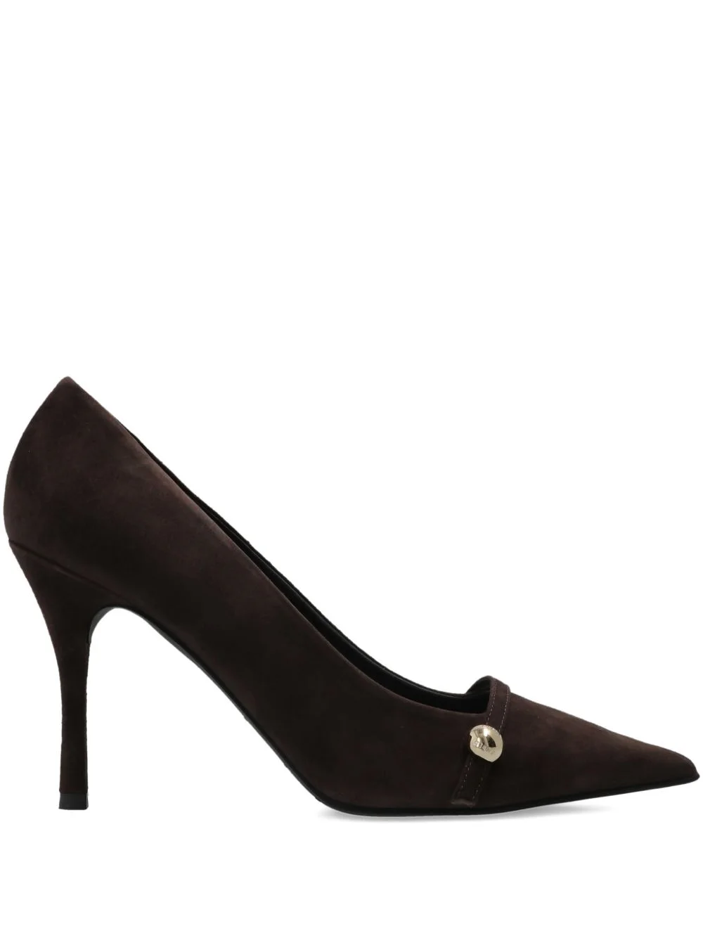 Sfera pointed-toe brown pumps - 1