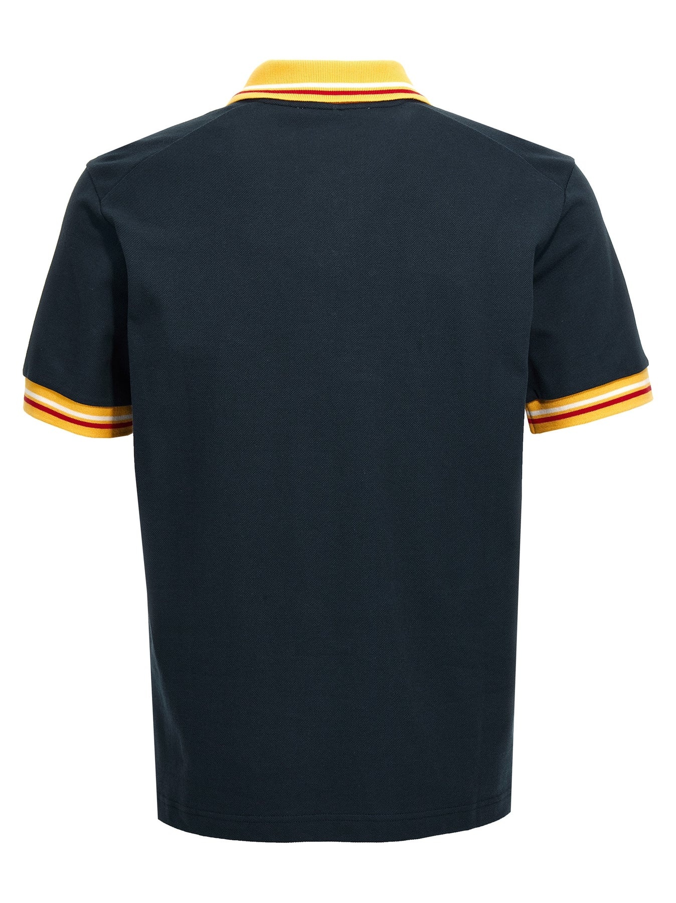 WALES BONNER｜SHORT-SLEEVED PIQUE/COLLAR (MS24JE11 JE05 wales-bonner-sun-polo-navy-