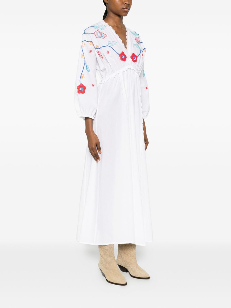 floral-embroidered cotton maxi dress 3