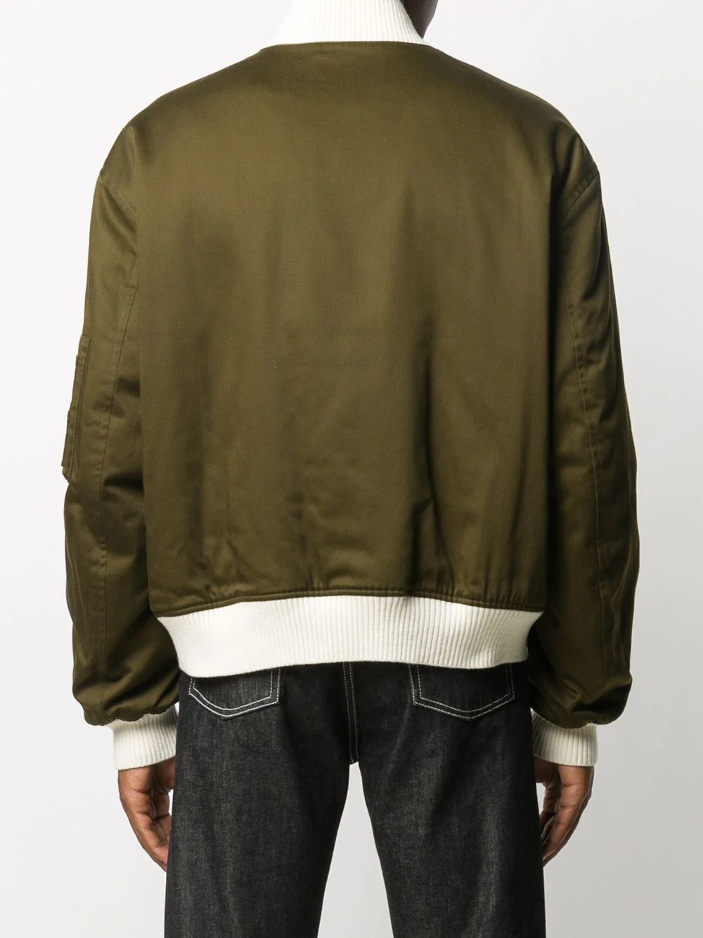 two-tone bomber jacket - 4