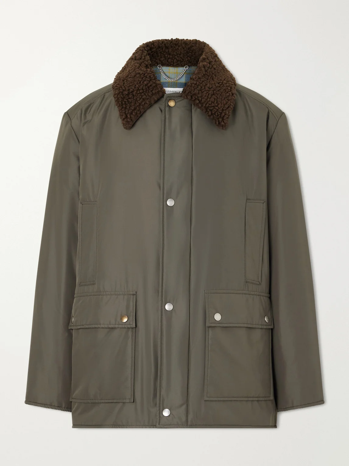 Hunting Plush-Trimmed Shell Jacket - 1