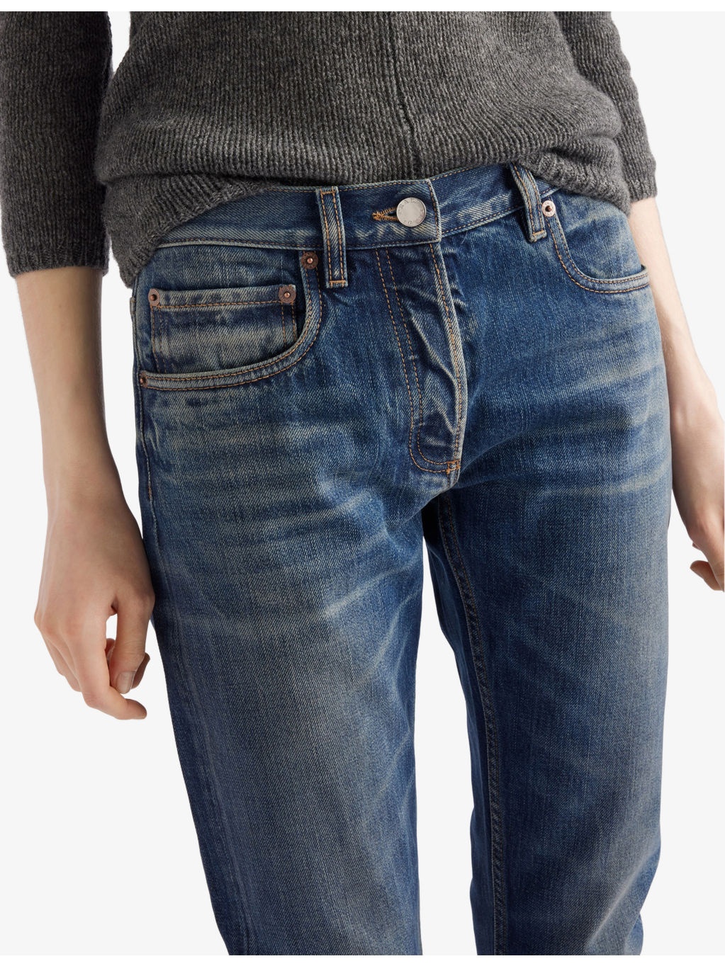 Slim-Fit Selvedge-Denim Jeans - 5