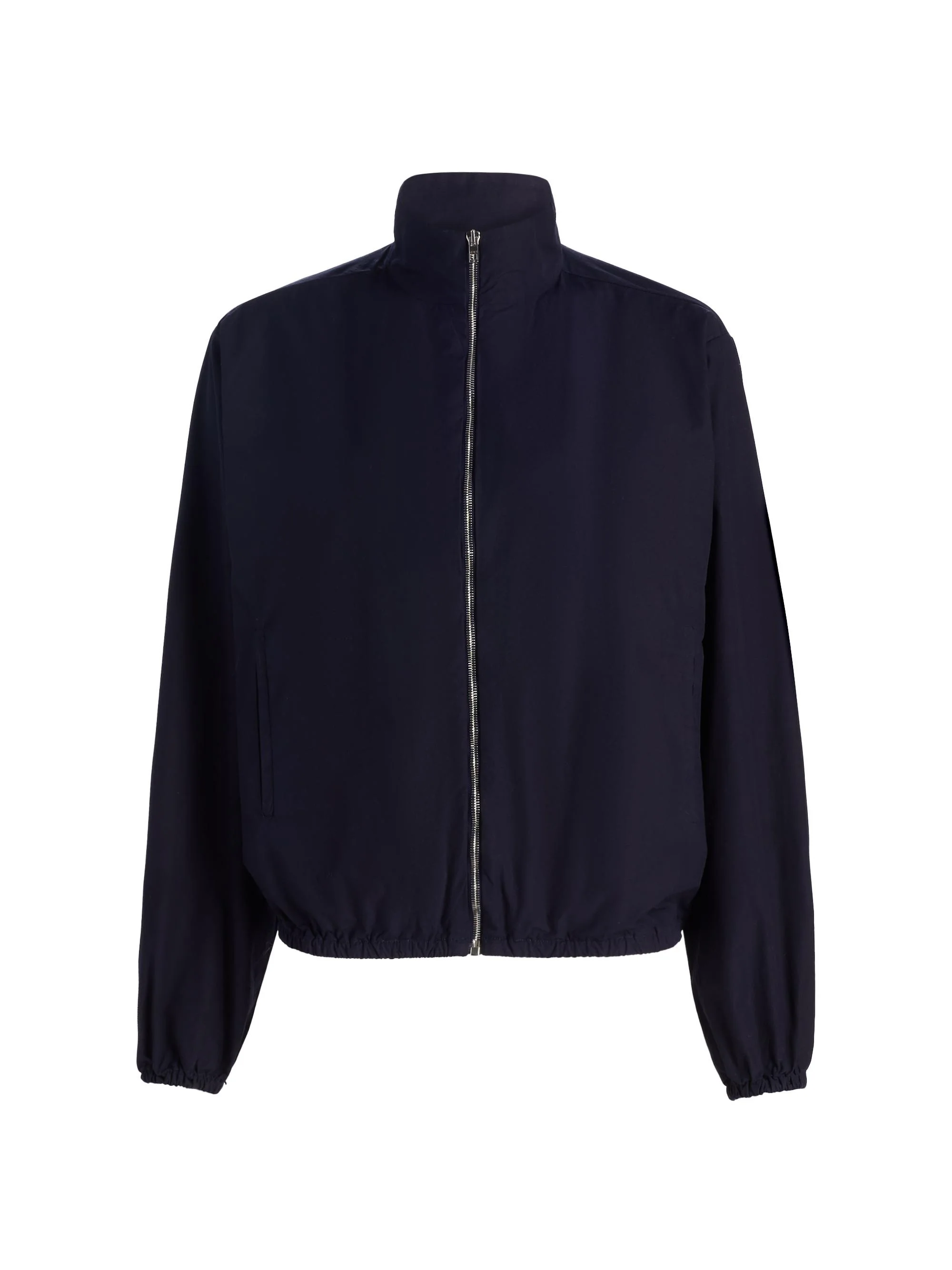 Women's Kyoto Garment-Dyed Cotton Windbreaker Jacket - Nuit - 1
