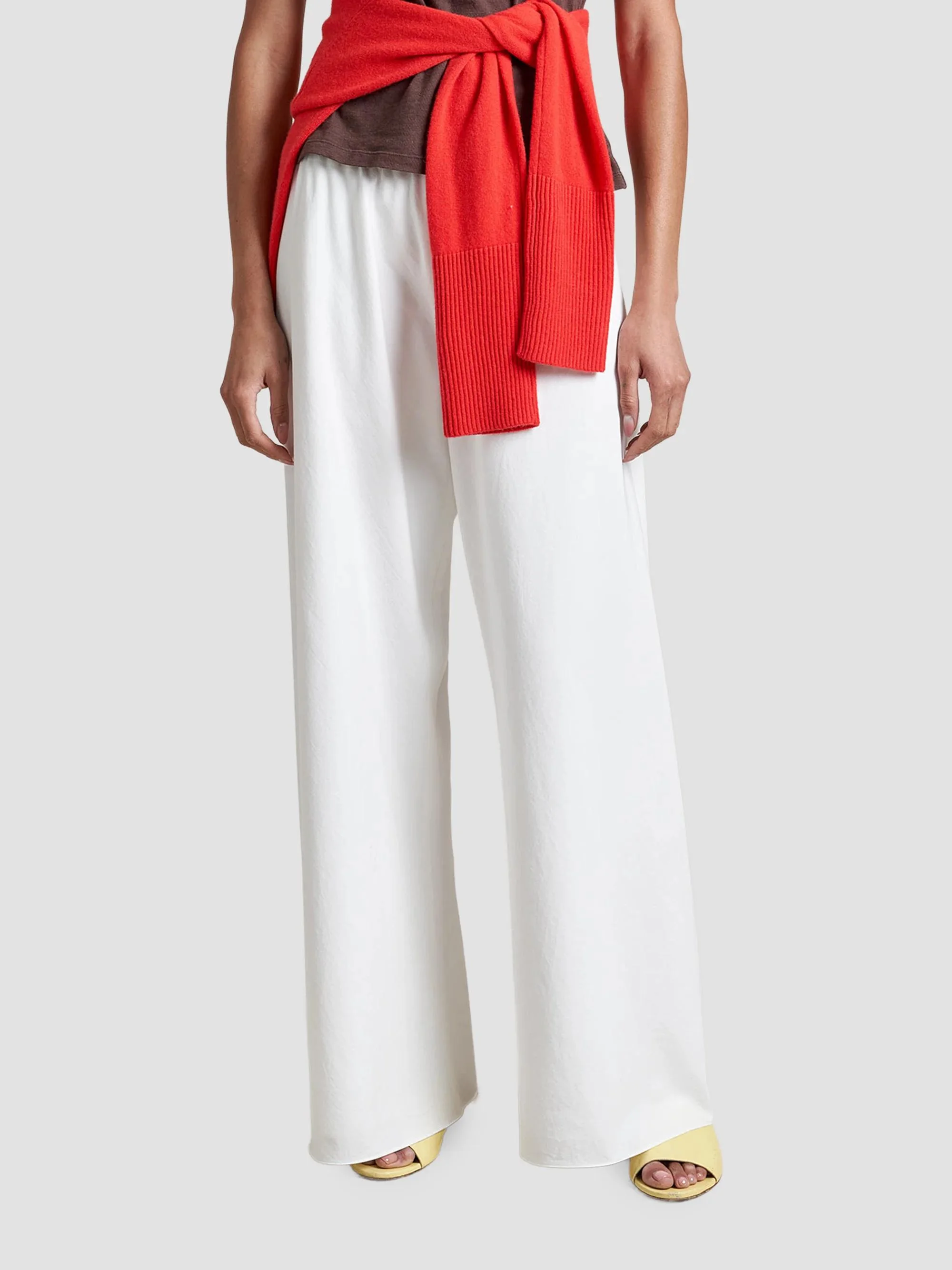 Women's Cotton Colby Pants - White - 1