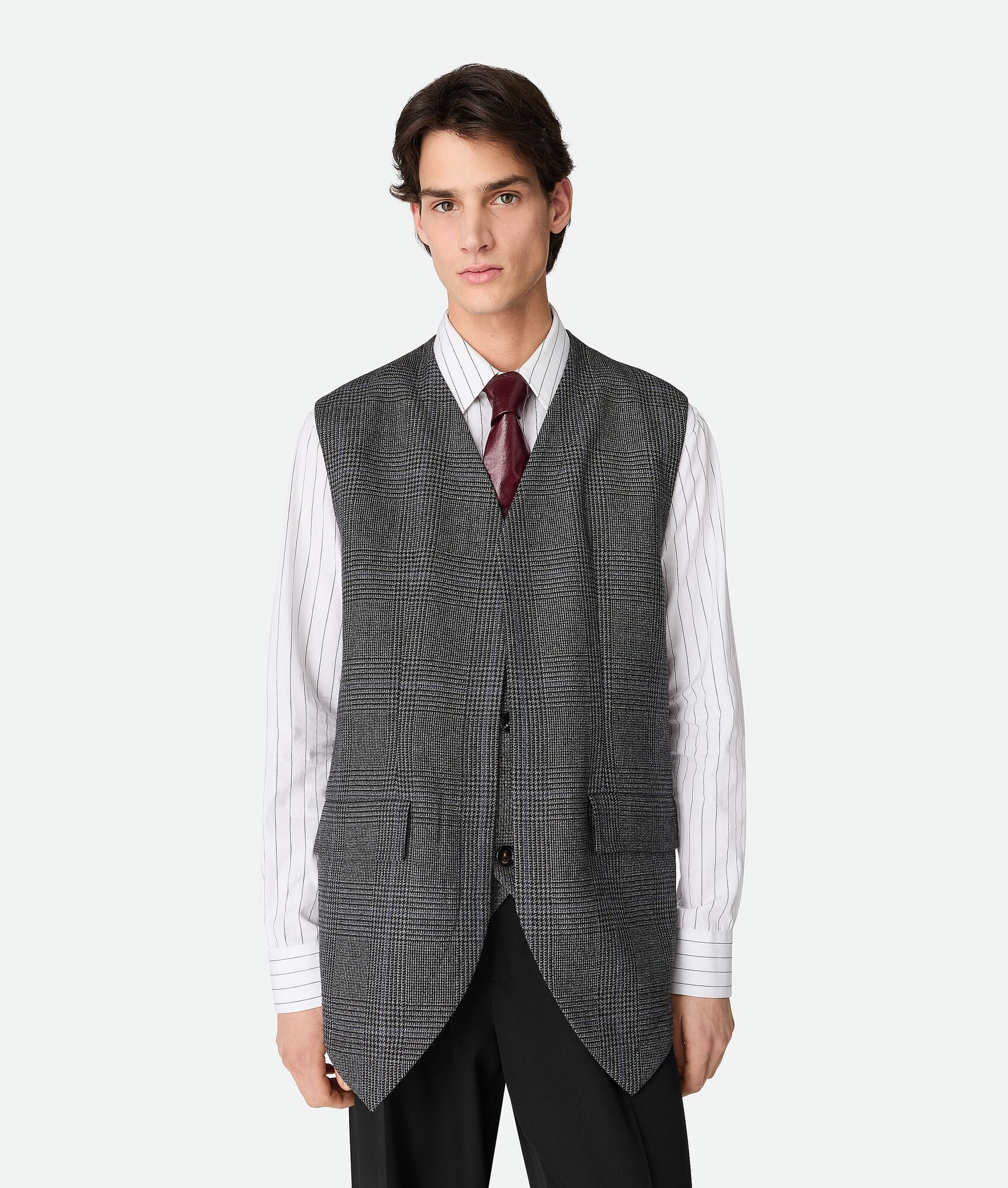 Prince Of Wales Wool Waistcoat - 4