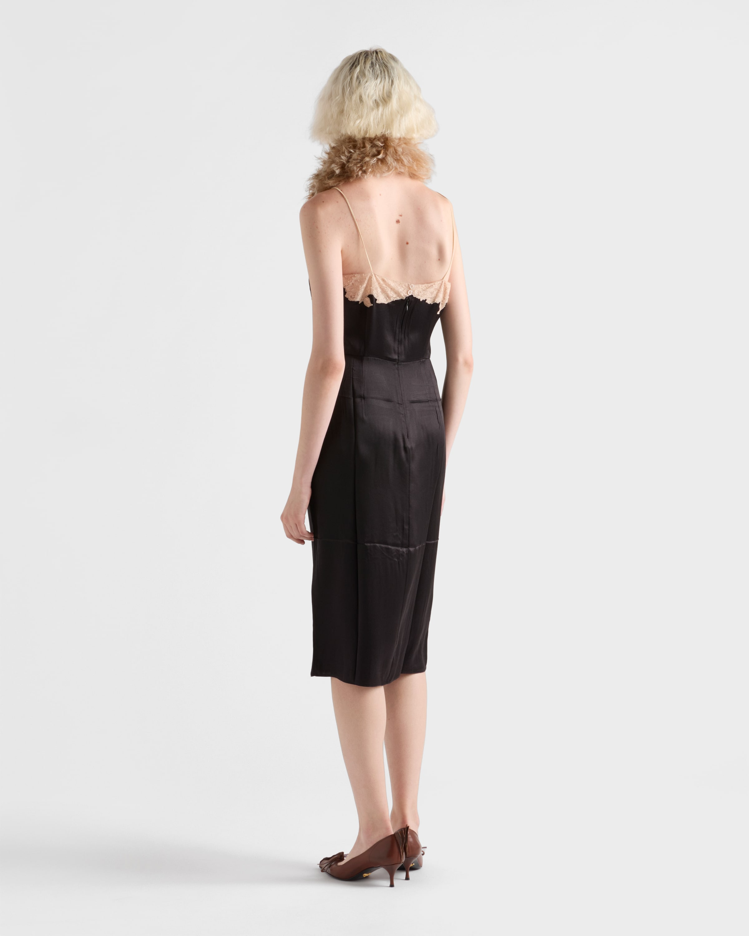Silk and lace dress - 5