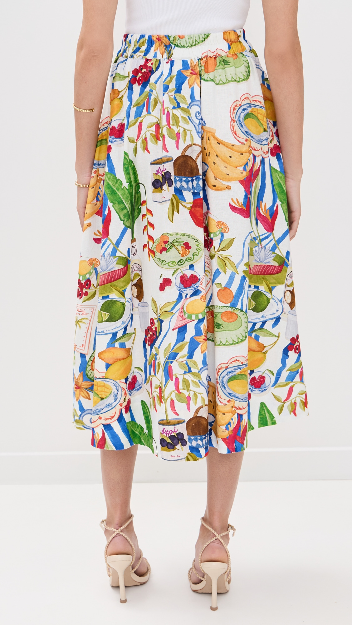 Fresh Table Off-White Midi Skirt - 2