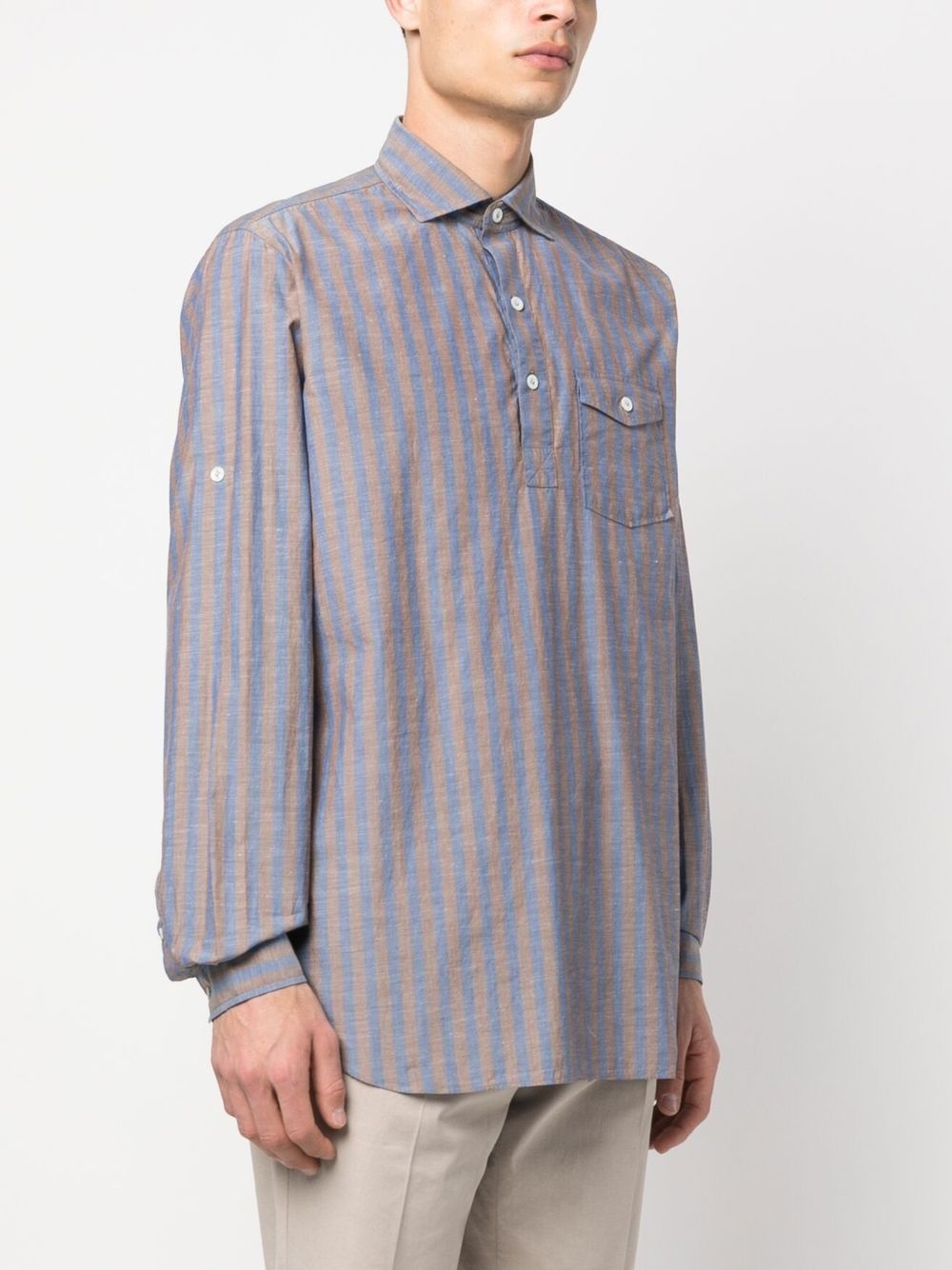 striped cotton shirt - 3