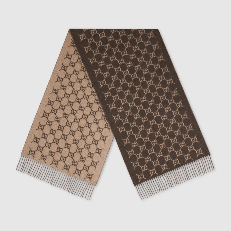 GUCCI GG cashmere shawl outlook