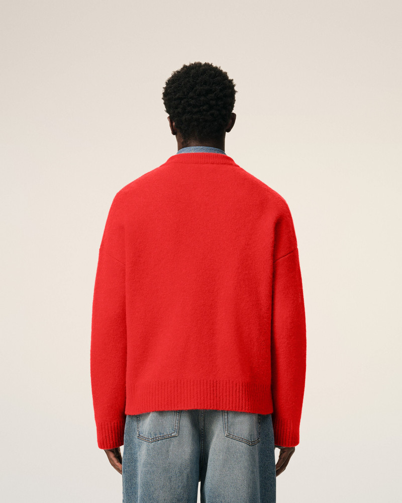 RED ALPACA AMI DE COEUR CARDIGAN 5