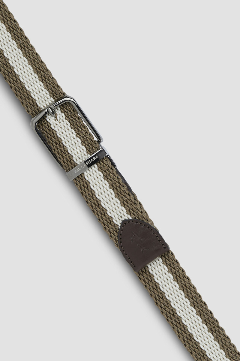 Paul & Shark REVERSIBLE BELT WITH CONTRASTING STRIPES outlook