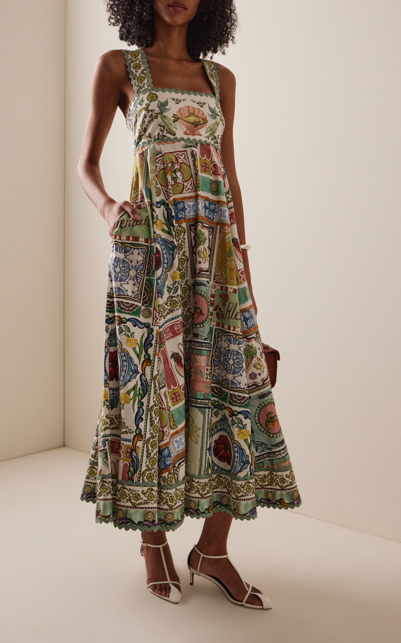 Tommasina Cotton Poplin Summer Dress multi - 2
