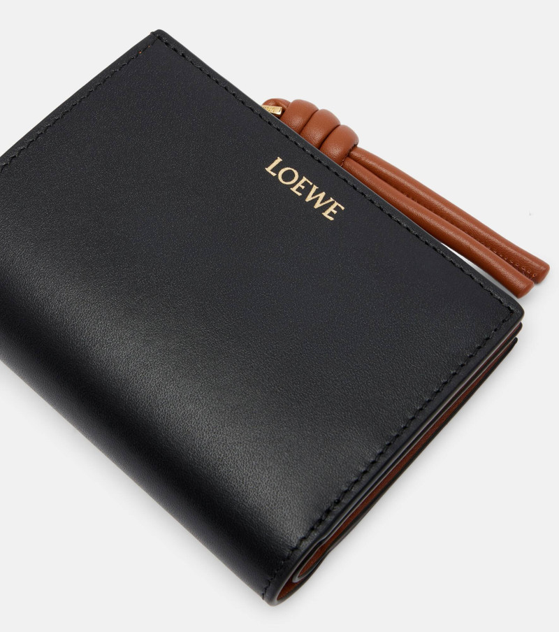 Knot leather wallet 4