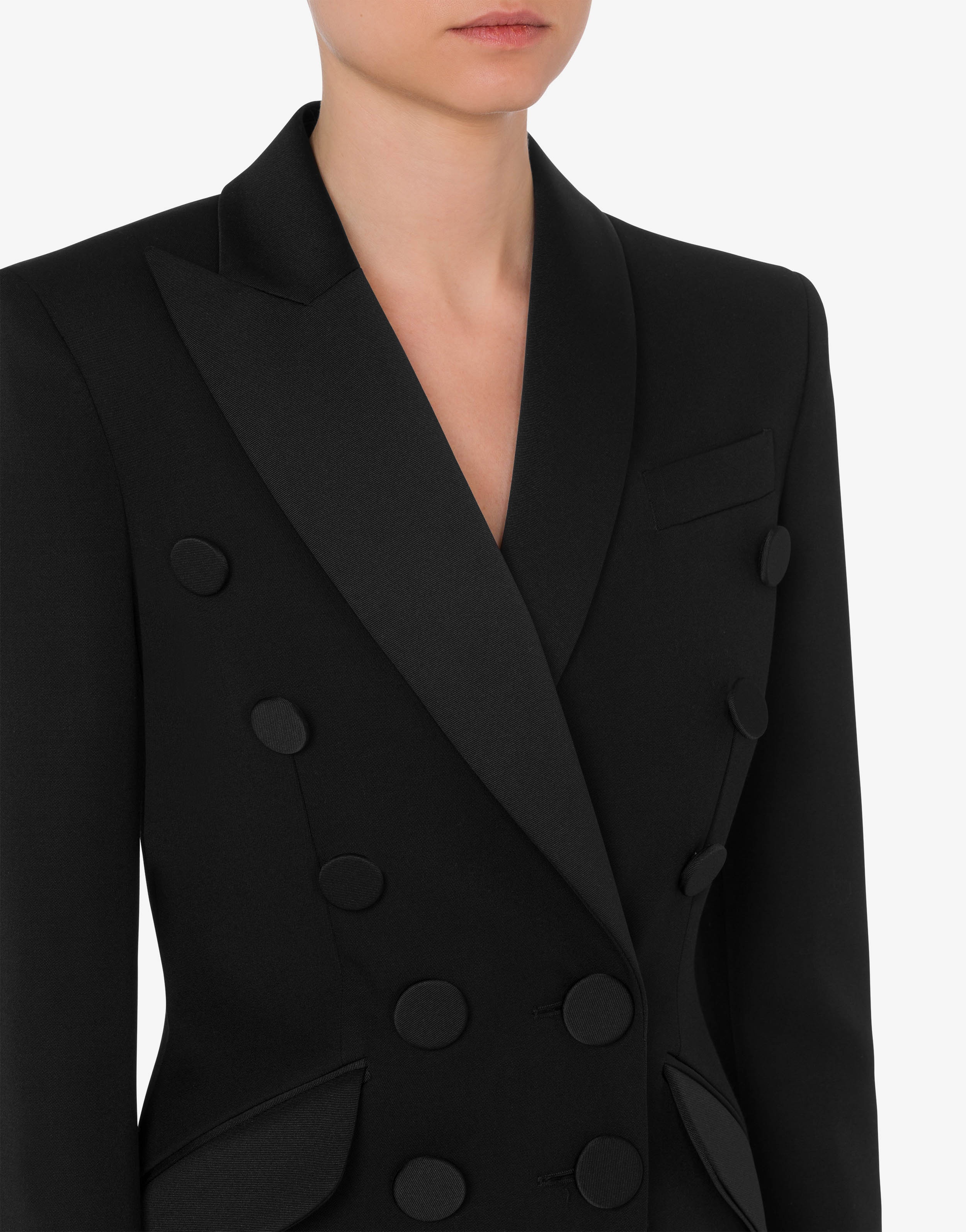 WOOL DOUBLE BREASTED COAT - 4