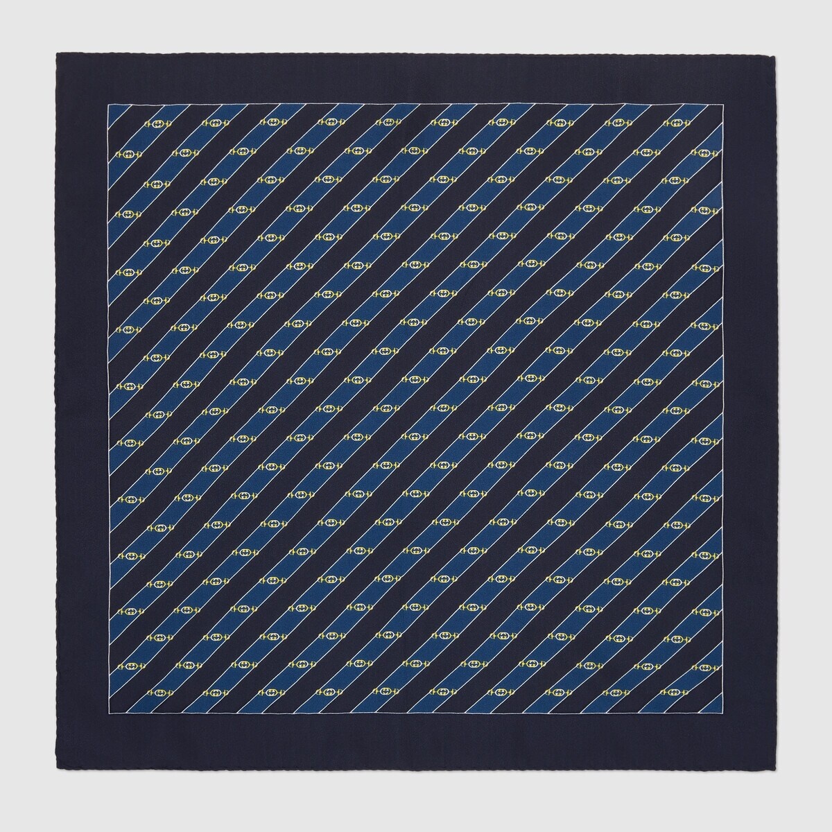 Interlocking G Horsebit pocket square - 1