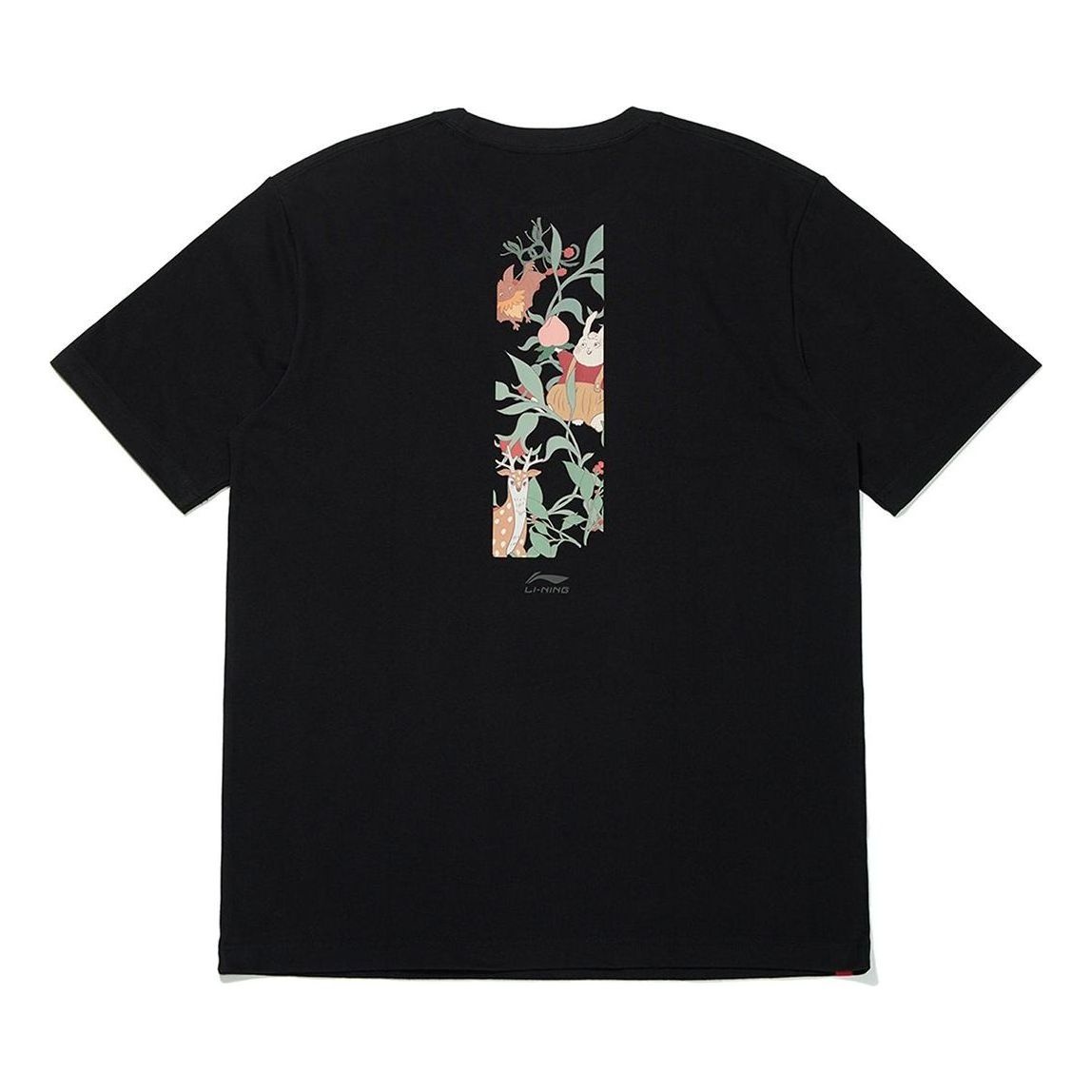 Li-Ning Rijindoujin Cartoon Graphic T-shirt 'Black' AHST001-4 - 2