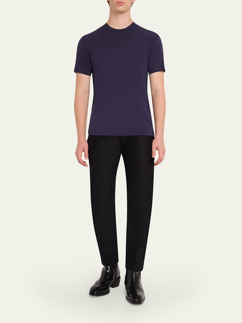 TOM FORD Men's Lyocell-Cotton Crewneck T-Shirt outlook