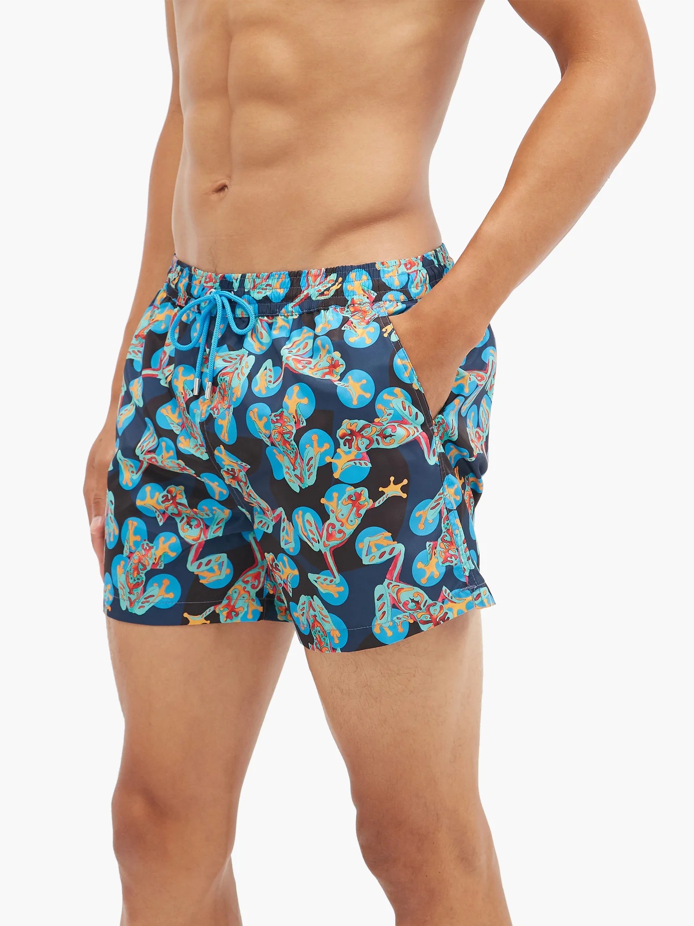 Frog-print swim shorts - 2