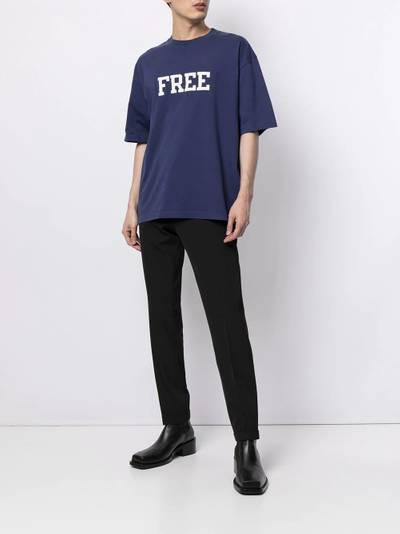 BALENCIAGA Free appliqué T-shirt outlook