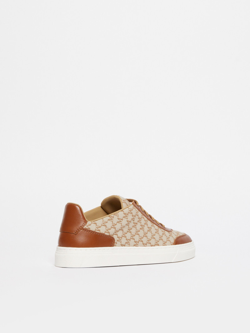 CITYSNEAKER Jacquard-knit monogram sneakers 3