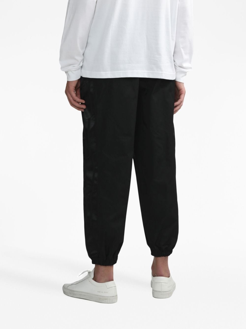 panelled tapered trousers - 4