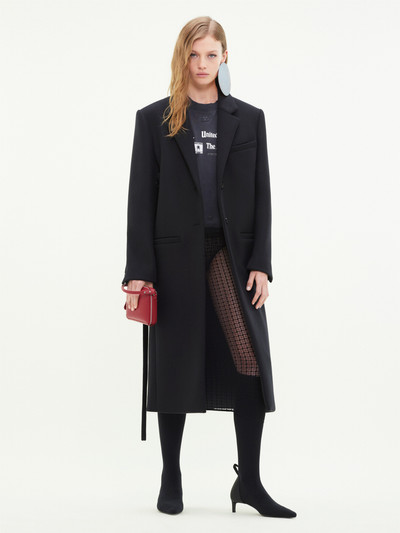 courrèges STRAP WOOL TAILORED COAT outlook
