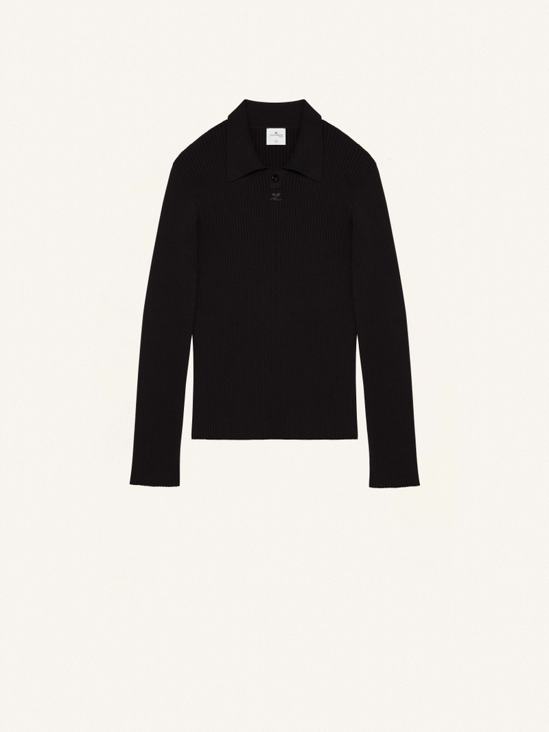 AC RIB KNIT POLO 1