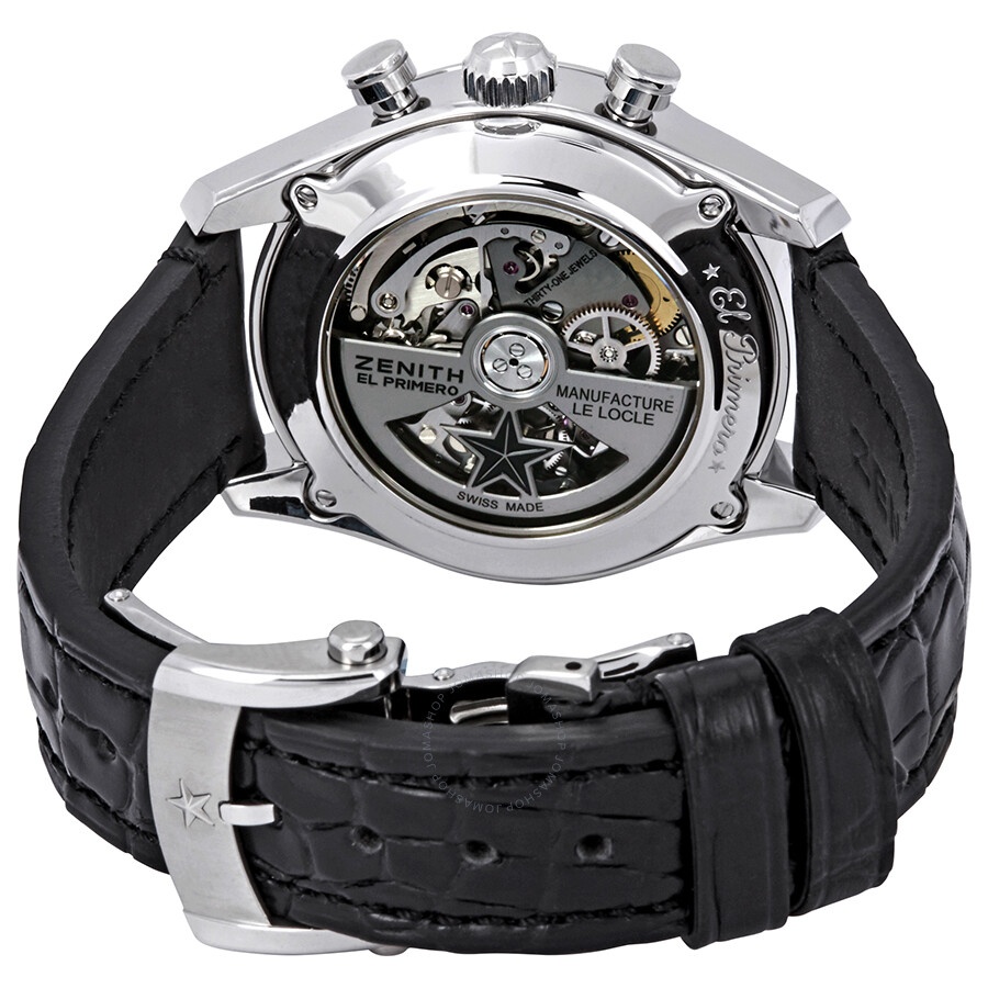 Zenith Chronomaster El Primero Full Open Skeleton Dial Automatic Men's Leather Watch 03.2153.400/78. - 3