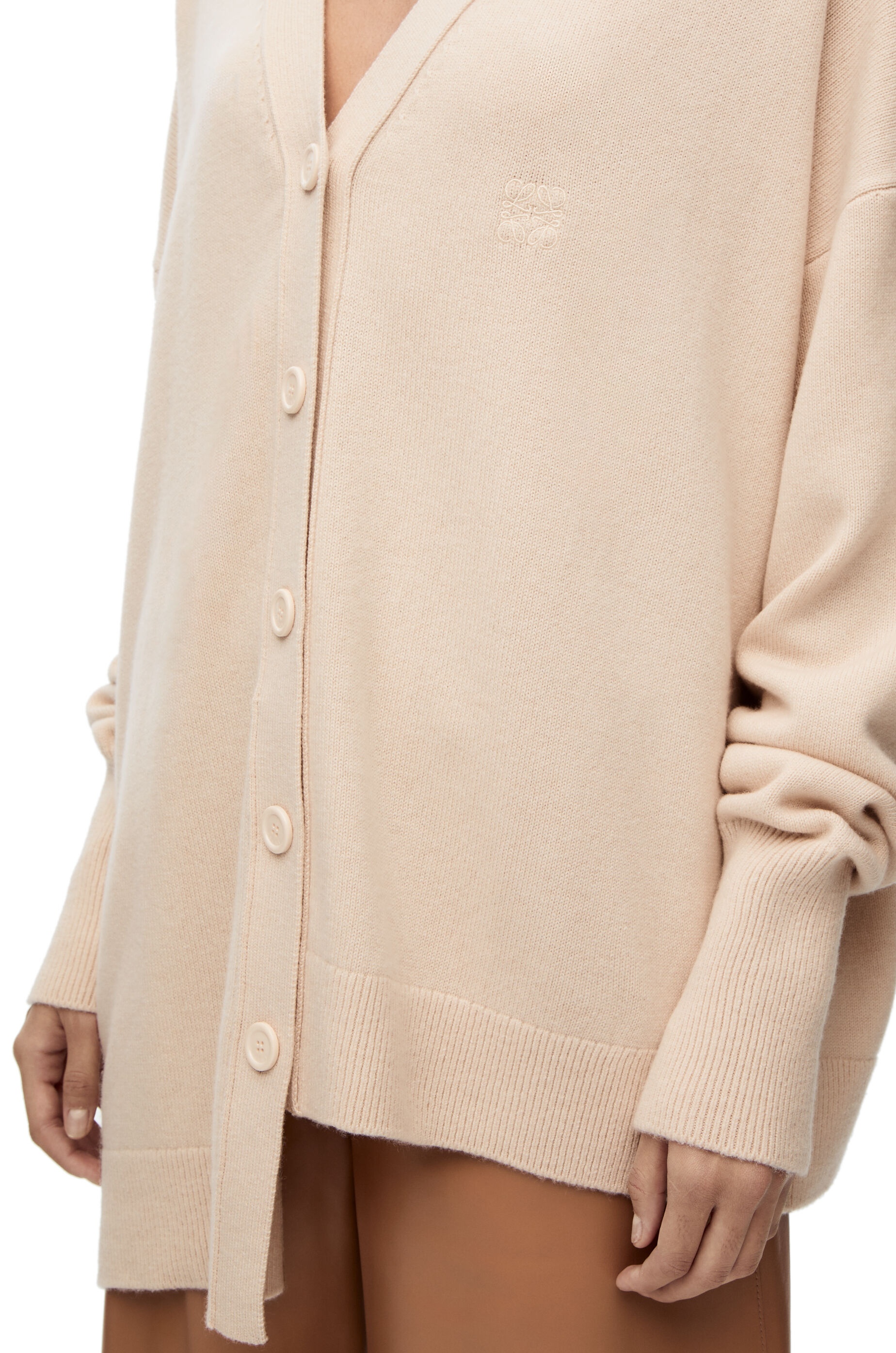Asymmetric cardigan in cashmere - 5