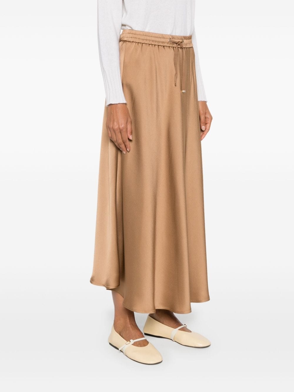 satin maxi skirt - 3