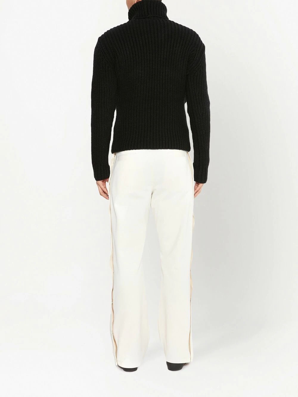 long-sleeve roll-neck jumper - 4