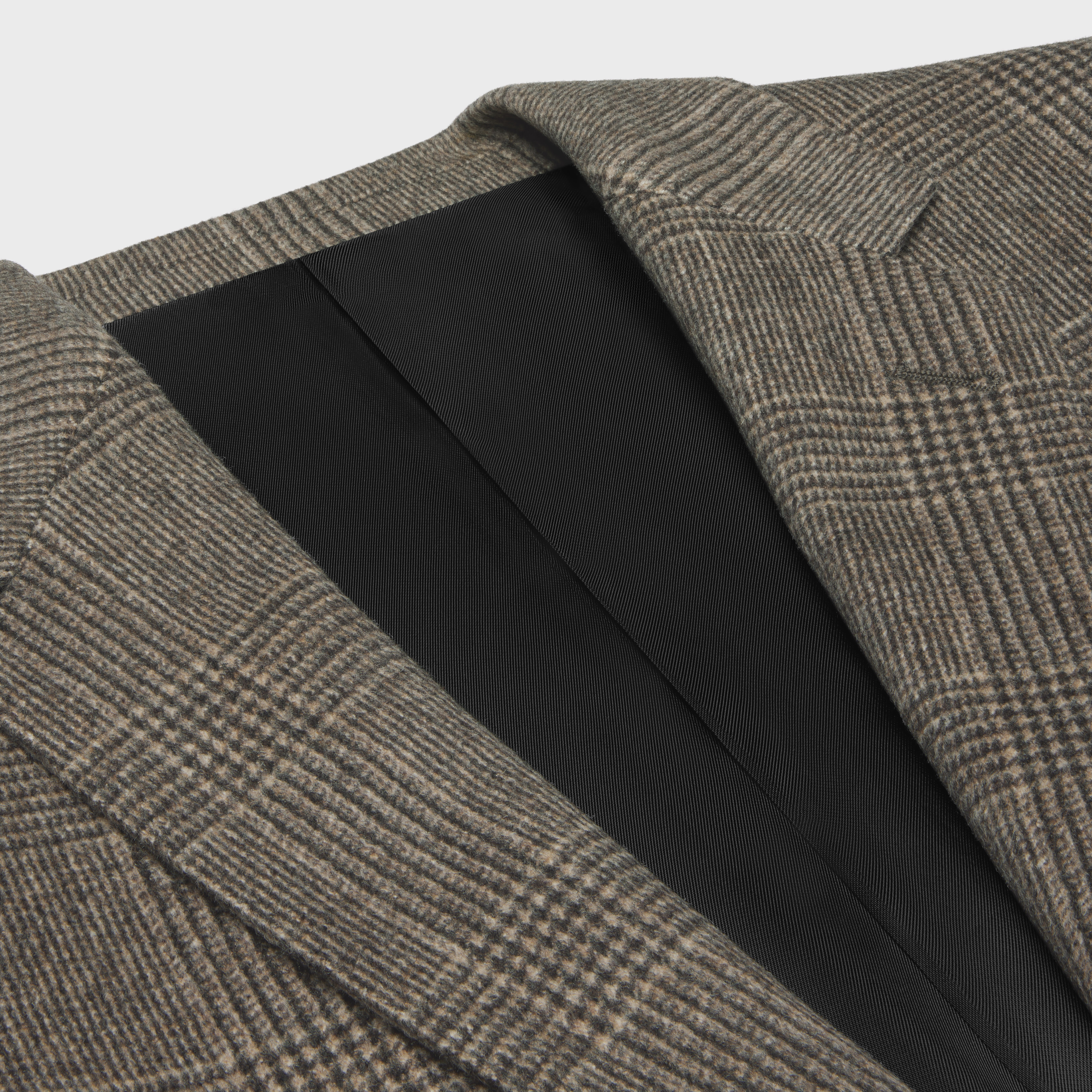 long jacket in wool and cashmere - 3