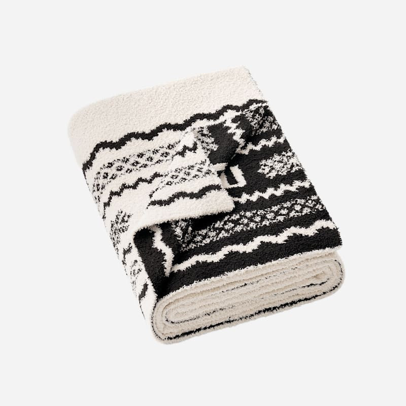 Northstar UGG®isle Throw 50"x70 Polyester Blankets in Cream 1