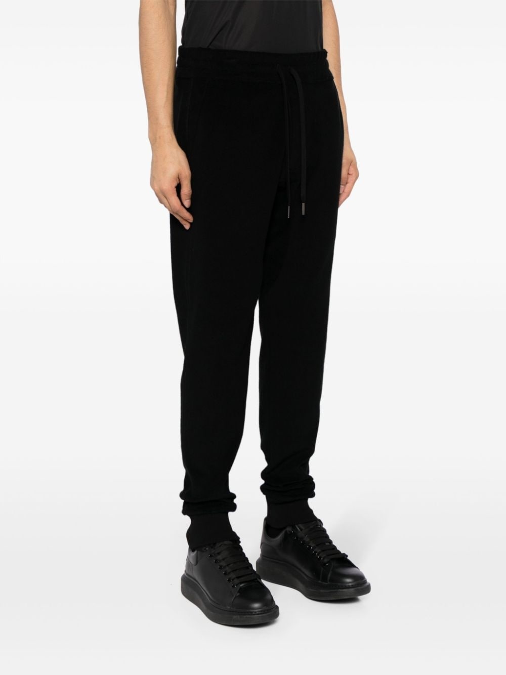 straight-leg cotton track pants - 3