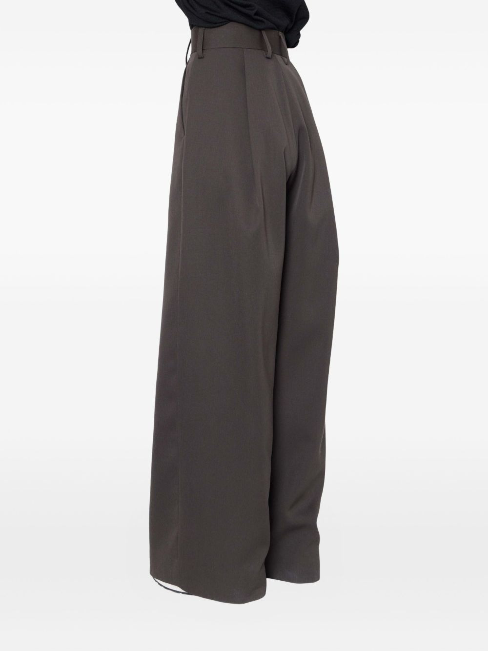 pleated plazzo pants - 3