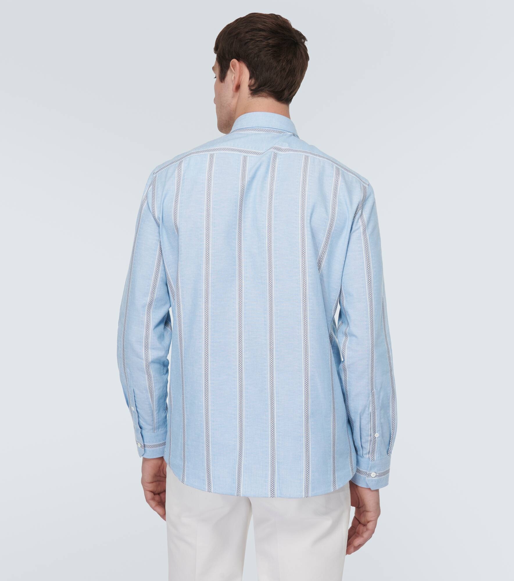 Striped cotton shirt - 4