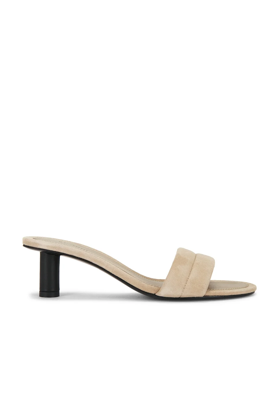 Suede Stitch Detail Heel - 1