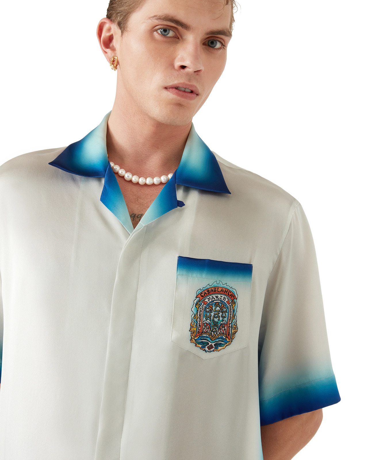 Casa Way Skate Silk Shirt | Casablanca Paris - 6