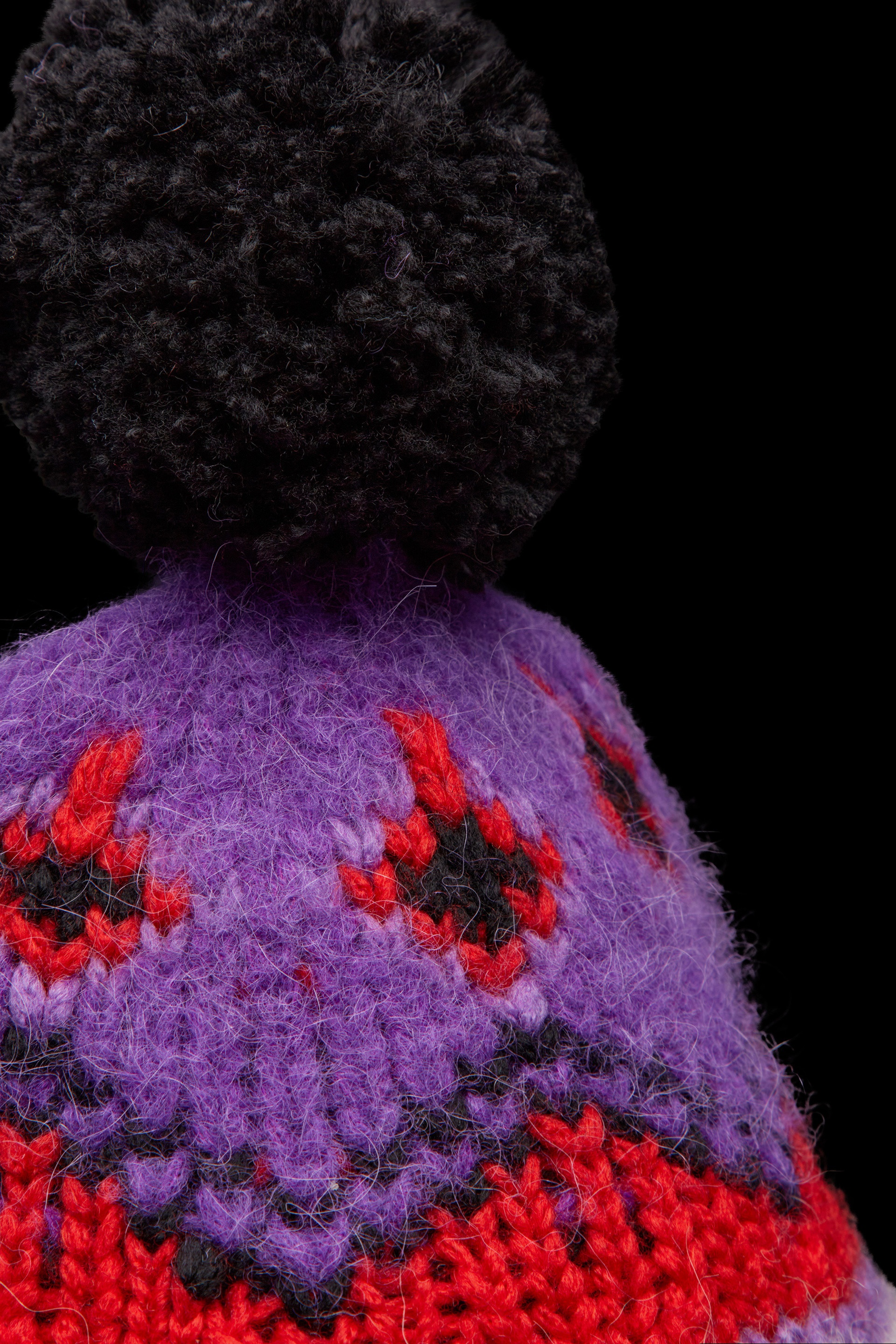 Alpaca & Wool Jacquard Beanie - 5