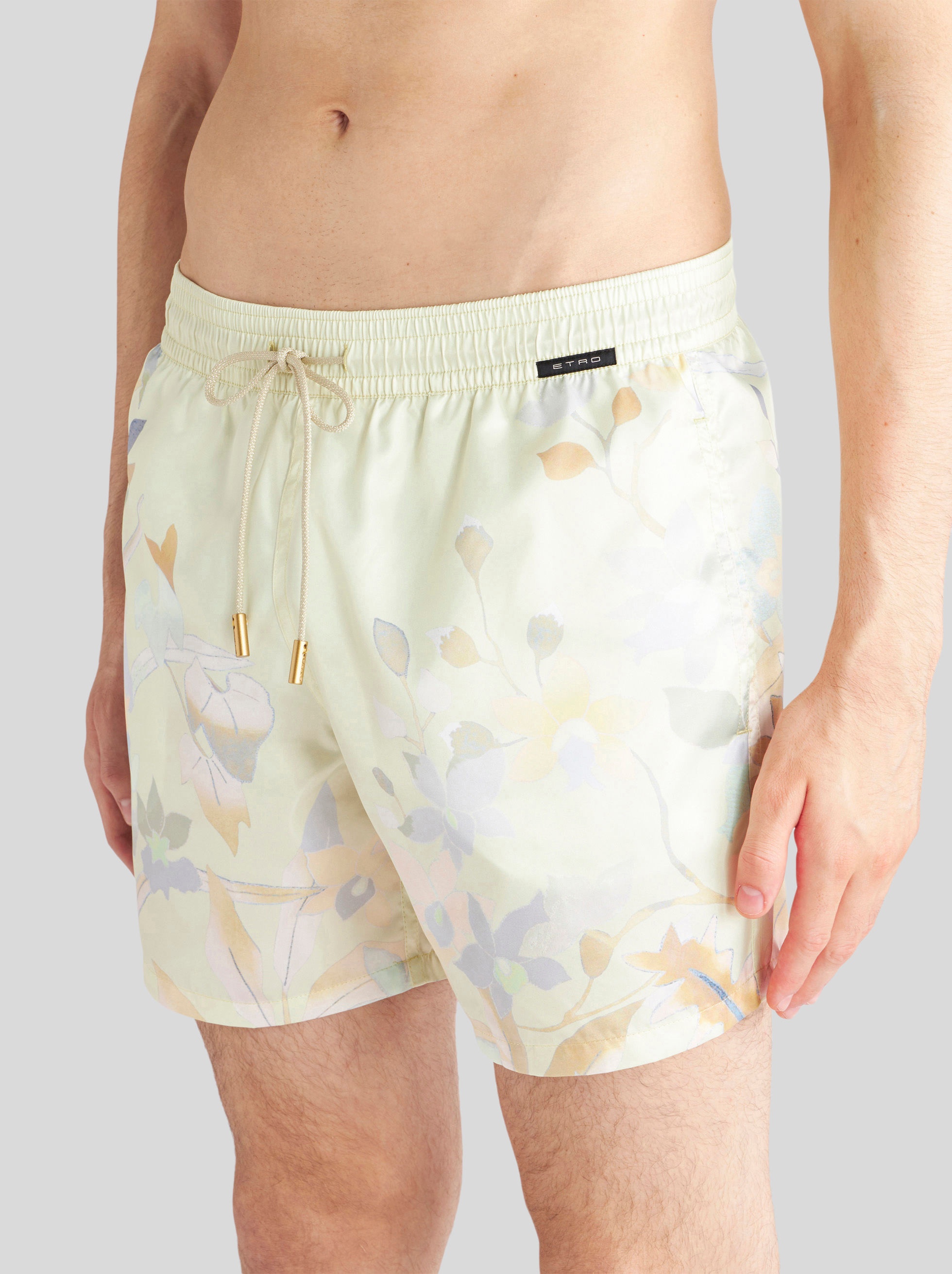 COSTUME WITH LEAFY FLORAL PRINT - 3
