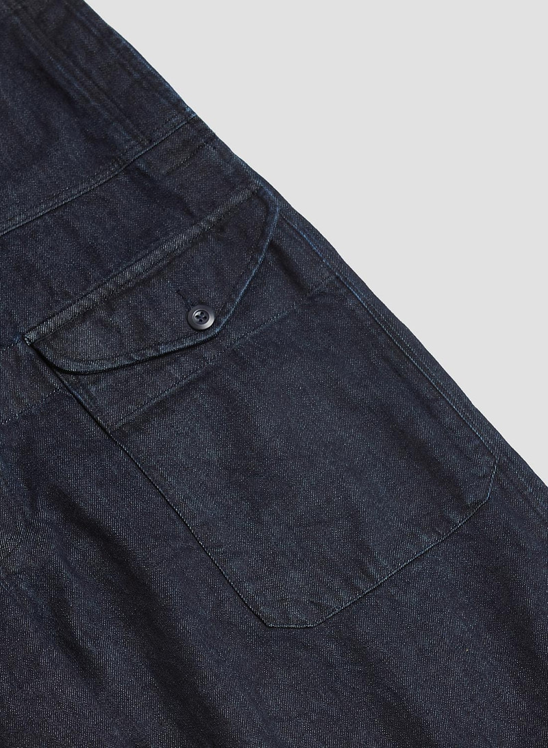 Railway Dungaree Denim in Indigo 5