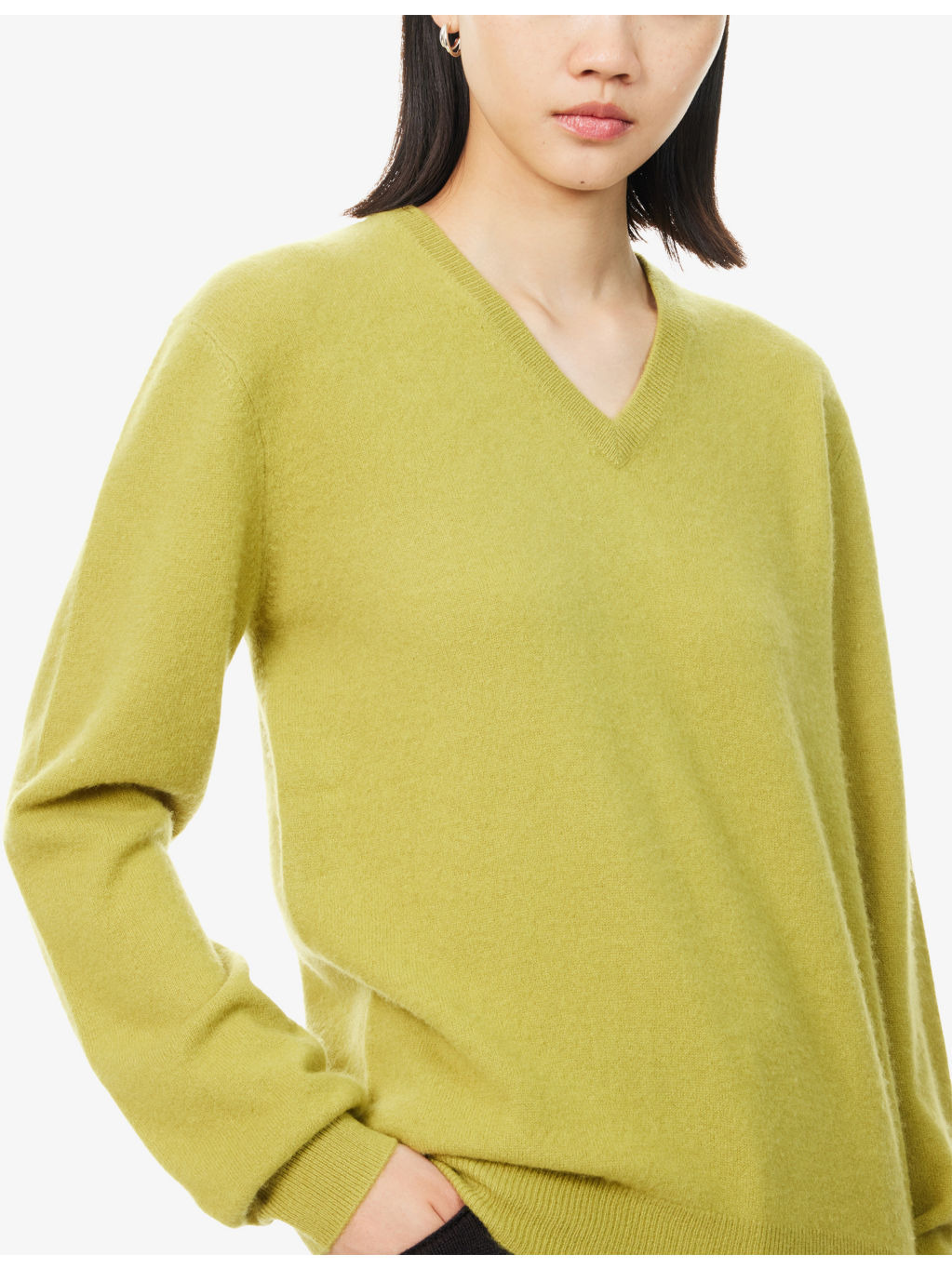 Mini V-Neck Cashmere Jumper - 5