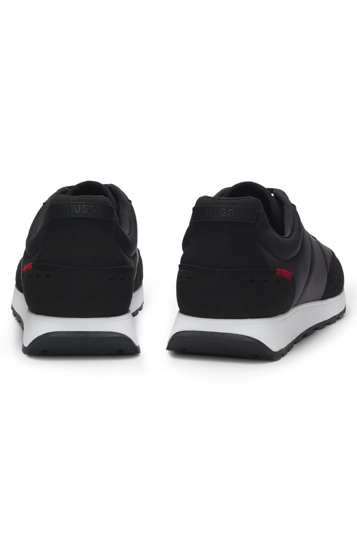 RETRO-INSPIRED TRAINERS WITH FAUX SUEDE - 5