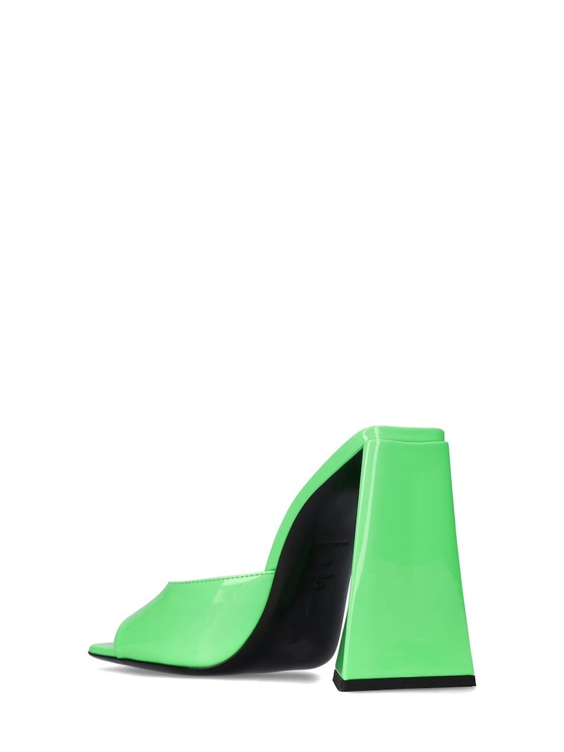 115mm Devon patent leather mules - 4