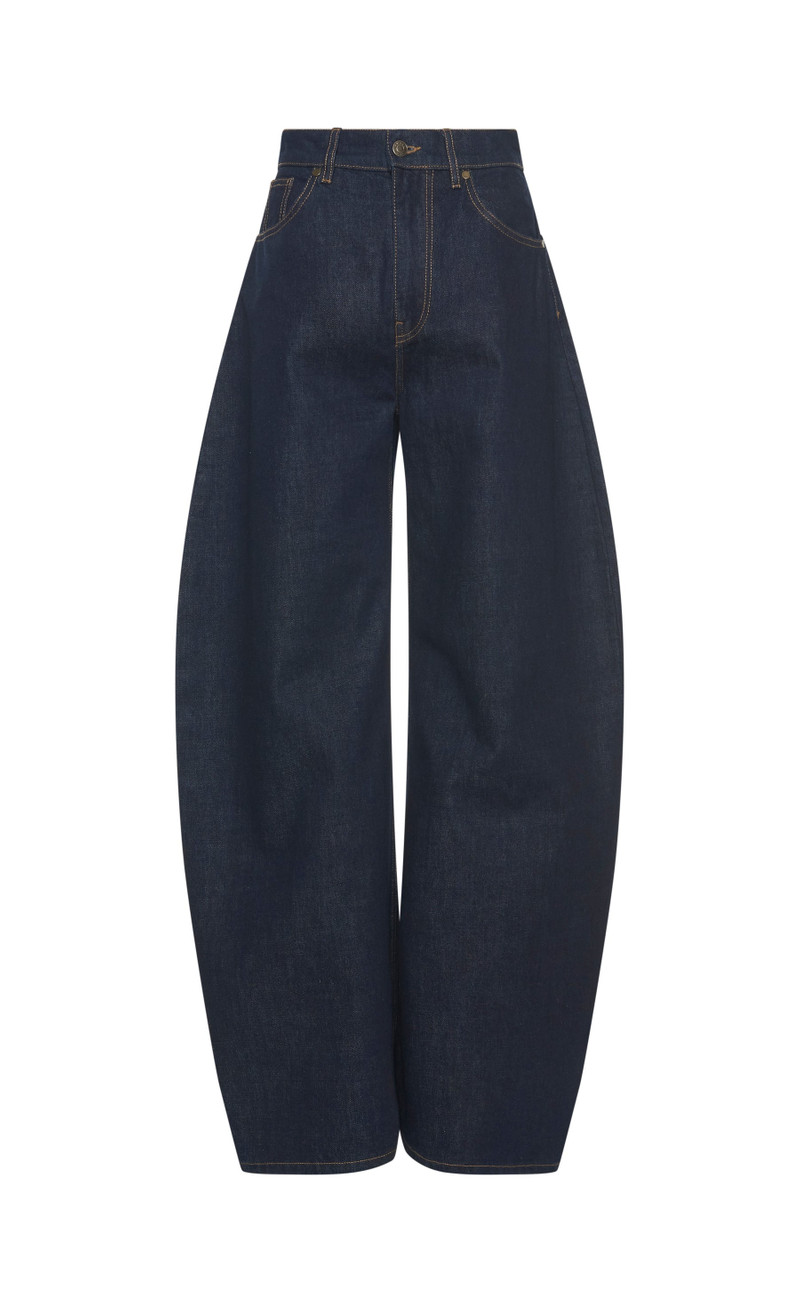 ROUNDED JEANS INDIGO RINSE WASH 3