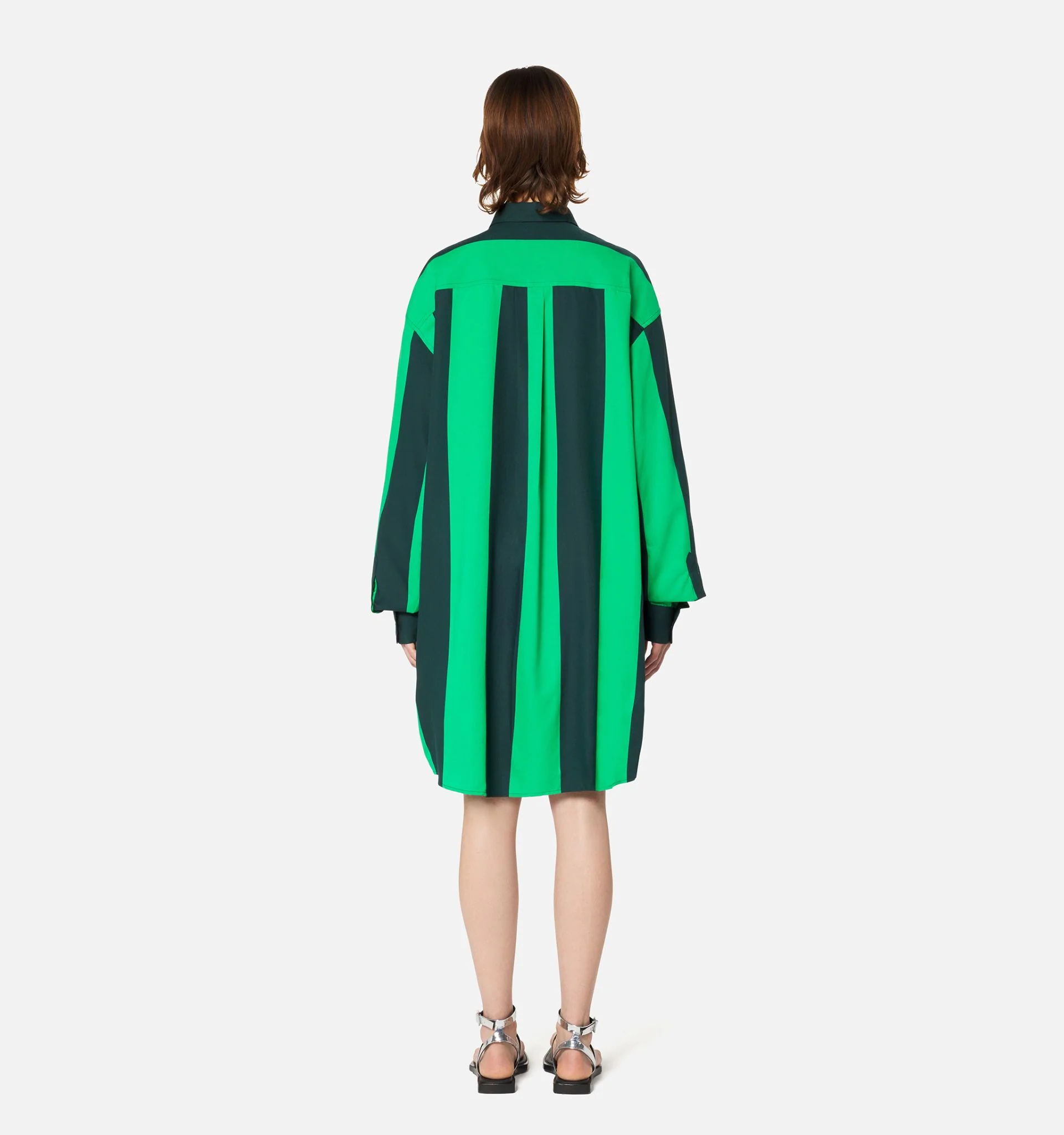 Striped Shirt Dress - 6