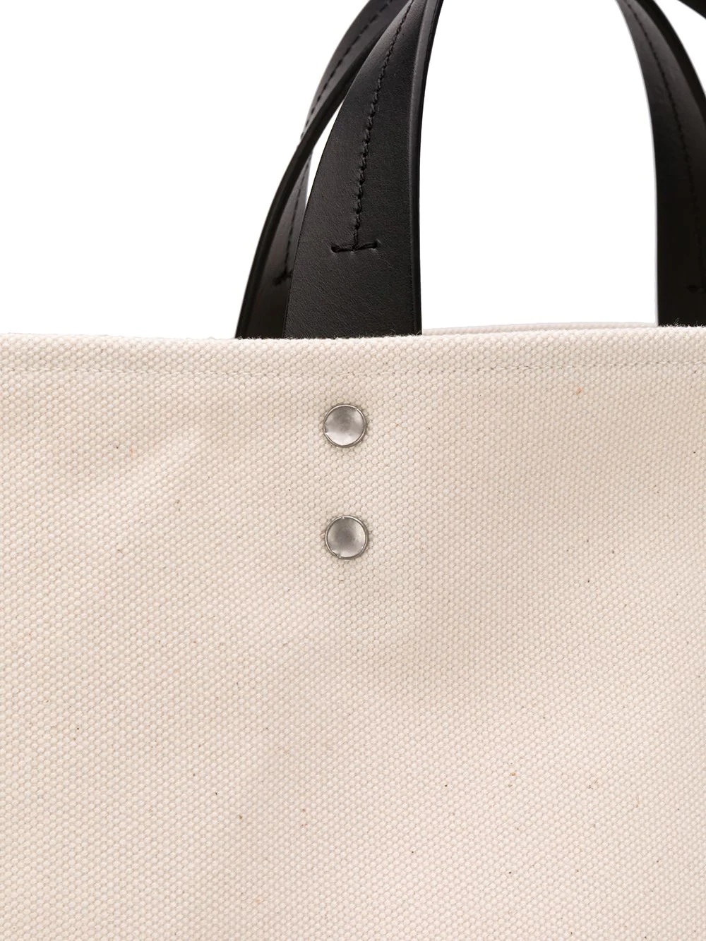 top handle cotton tote bag - 4